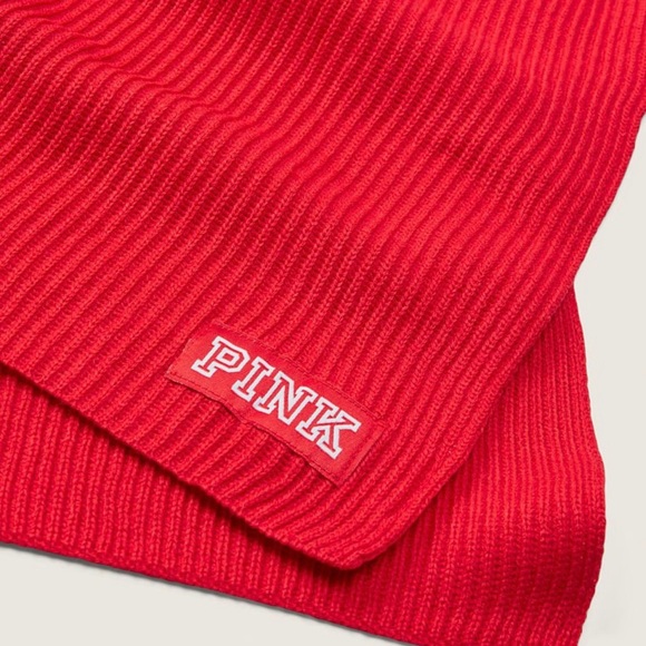 NEW Rib Scarf - NEW (Red) - Picture 2 of 3